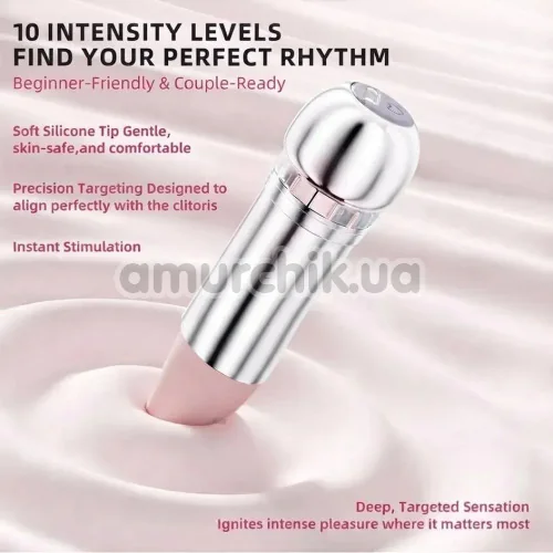 Симулятор орального сексу для жінок BeYourLover Powder Mist Lipo, рожевий