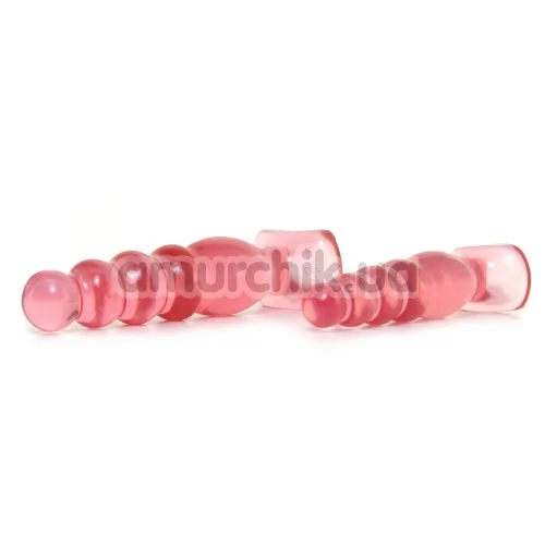 Набір анальних пробок Crystal Jellies Anal Delight Trainer Kit, рожевий