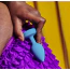 Анальная пробка с вибрацией B-Vibe Vibrating Jewel Plug S/M, бирюзовая - Фото №13