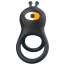 Віброкільце для члена Vibrating Rechargeable Cock Ring, чорне - Фото №1