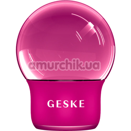 Масажер для обличчя та тіла Geske Cool & Warm Face and Body Massager 7 in 1, яскраво-рожевий - Фото №1