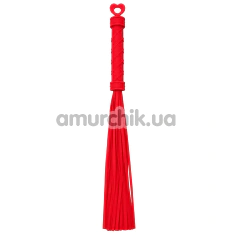 Флоггер DS Fetish Flogger Silicone Heart, красный - Фото №1