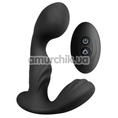 Вібростимулятор простати з підігрівом S Pleasures Premium Fuzzy, чорний - Фото №1