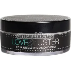 Пудра для тела Sensuva Love & Luster Kissable Silver Diamond Dust, 59 мл - Фото №1