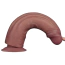 Вібратор Lovetoy Dual Density Power Cock 10.5, коричневий - Фото №4