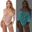 Боди Star Night Fishnet Glow Party Bodysuit, голубое - Фото №5