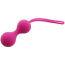 Вагінальні кульки Silicone Kegel Trainer Balls, рожеві - Фото №4