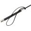 Стек DS Fetish Classic Riding Crop With Metal Tips Long, черный - Фото №3