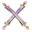 Бондажний набір Liebe Seele Purple Glossy 7pcs Bondage Kit, мультикольоровий - Фото №8