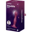Фаллоимитатор Satisfyer Double Ball-R, бордовый - Фото №5
