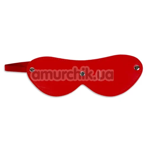 Маска на глаза с тремя заклепками Пикантные Штучки, красная