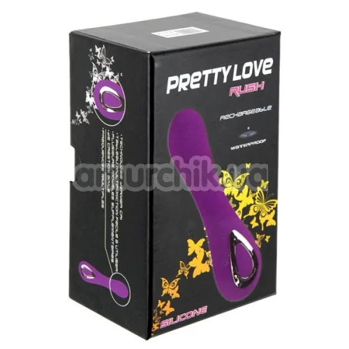 Вибратор для точки G Pretty Love Rush, фиолетовый