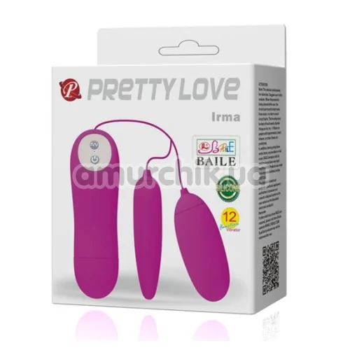 Набір віброяєць Pretty Love Irma, рожевий