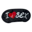 Маска на очі Boss Series I Love Sex, чорна - Фото №1