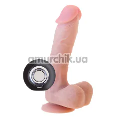 Вибратор с ротацией S Pleasures Don Jon Hyper-Realistic Silicone 8.2, телесный - Фото №1