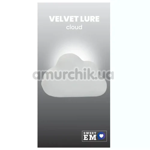 Кліторальний вібратор Sweet Em Velvet Lure Cloud, білий