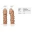 Насадка на пенис Kokos Cock Sleeve CS 003-M, телесная - Фото №9