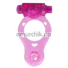 Віброкільце Power O Vibrating Ring, рожеве - Фото №1