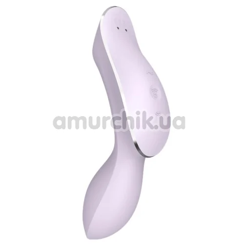 Симулятор орального сексу для жінок з вібрацією Satisfyer Curvy Trinity 2, фіолетовий