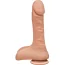 Фаллоимитатор The D Dual Density Super D 9 Inch With Balls, телесный - Фото №1