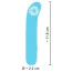 Вибратор для точки G Mini Vibrator Cuties 5403006, голубой - Фото №9