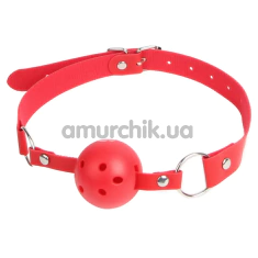 Кляп Star Night Breathable Ball Gag, червоний - Фото №1