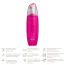 Микротоковый скрабер для кожи лица Geske MicroCurrent Skin Scrubber & Blackhead Remover 9 in 1, ярко-розовый - Фото №4