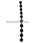 Анальне намисто Jumbo Jelly Thai Beads чорне - Фото №1