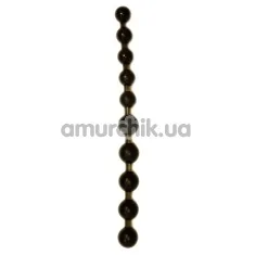 Анальные бусы Jumbo Jelly Thai Beads черные - Фото №1