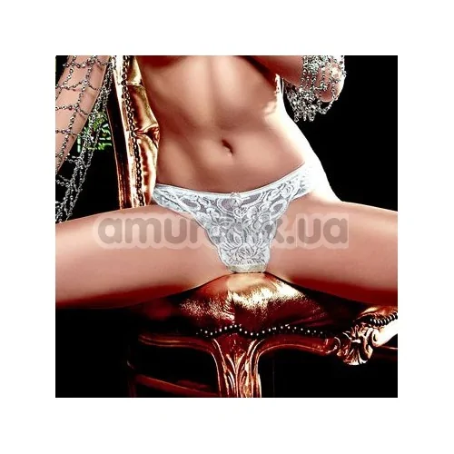 Трусики-стринги женские White Lace G-String (модель B839)