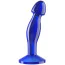 Анальная пробка Flawless Clear Anal Plug 6.5, синяя - Фото №1