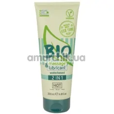 Лубрикант органічний Hot Bio Massage & Lubricant, 200 мл - Фото №1