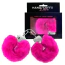 Наручники с розовым мехом Love Hand Cuffs, серебряные - Фото №4