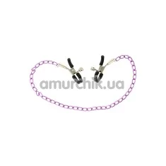 Зажимы для сосков Nipple Chain lila - Фото №1
