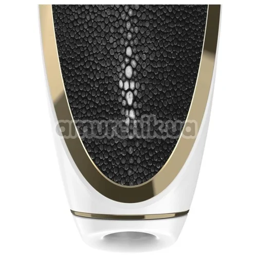 Симулятор орального секса с вибрацией для женщин Satisfyer Haute Couture, бело-черный