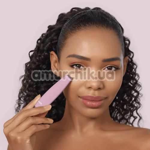 Микротоковая ручка для подтяжки кожи лица Geske MicroCurrent Face-Lift Pen 6 in 1, светло-розовая