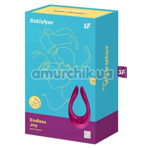 Вібратор Satisfyer Endless Joy, малиновий