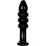 Анальна пробка Love Toy Glass Romance Dildo, чорна - Фото №1