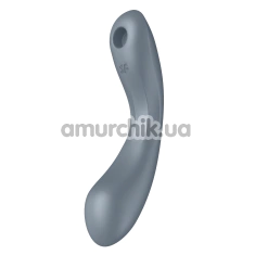 Симулятор орального секса для женщин с вибрацией Satisfyer Curvy Trinity 1, серый - Фото №1