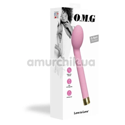 Вібратор для точки G Love To Love O.M.G, рожевий