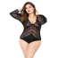 Боди JSY Sexy Lingerie 8363, черное - Фото №2