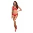 Комплект Obsessive 853-SET-3 красный: бюстгальтер + трусики-стринги - Фото №1