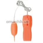 Віброяйце Glo-Glo a Go-Go Flicker Tip Vibrating Bullet Radioactive Orange, помаранчеве - Фото №1