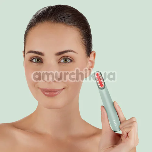 Лифтинг-массажер для лица с поворотной головкой Geske Skin Firming Wand 7 in 1, зеленый