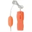 Виброяйцо Glo-Glo a Go-Go Flicker Tip Vibrating Bullet Radioactive Orange, оранжевое - Фото №1