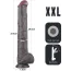 Фаллоимитатор Dual-Layered Silicone Nature Cock LV411311, коричневый - Фото №6