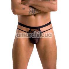 Мужские трусы-стринги Passion Free Your Senses Thong Collin 029, черные - Фото №1