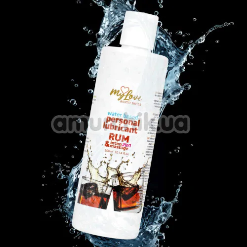 Массажный лубрикант MyLove Aroma Series Personal Lubricant 2in1 Rum - ром, 300 мл