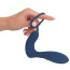Вібростимулятор простати з ерекційним кільцем Vibrating Prostate Plug With Cock Ring, синій - Фото №9