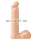 Фаллоимитатор Basix Rubber Works 7.5 Dong, телесный - Фото №1